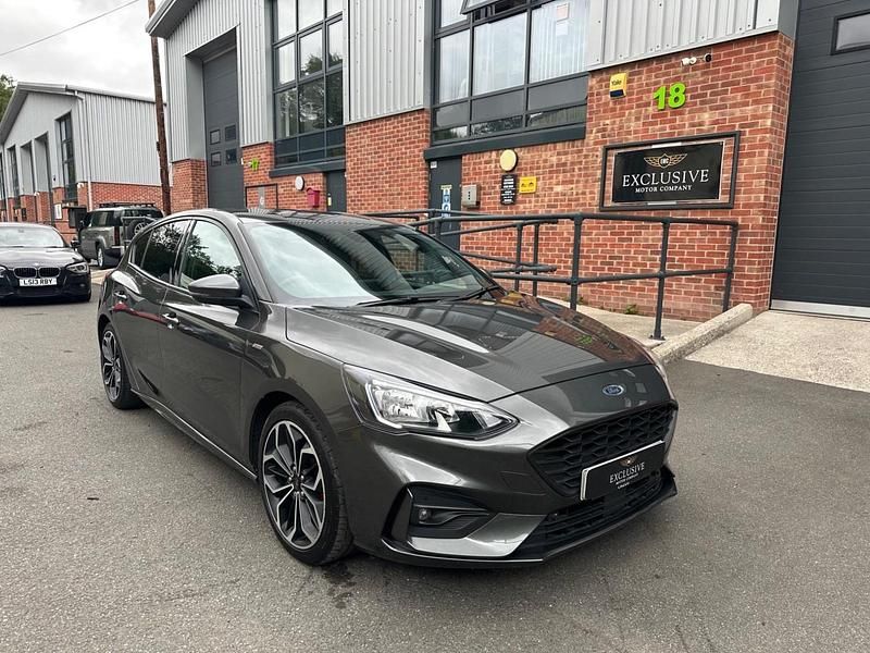 Grey Used 2018 Ford Focus ST-Line X Hatchback | £10,689 (Fair price) - Image 1/4