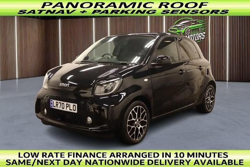 Black Used 2020 Smart ForFour Electric Drive Prime Exclusive Hatchback | £7,477 (Good price) - Image 1/2