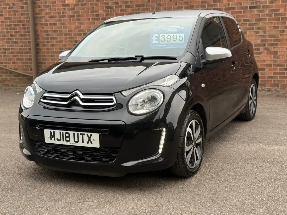 Begagnad Citroën C1 Flair 82 HK (60 kW) 2018 Svart Halvkombi