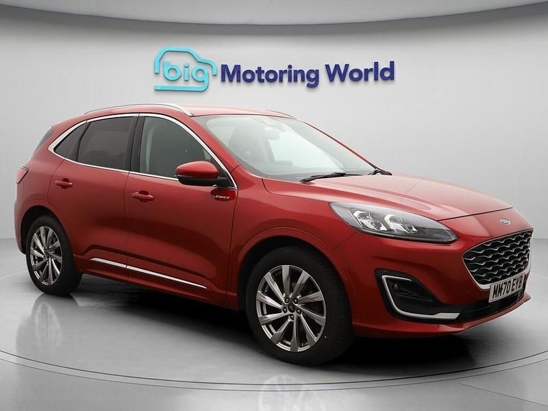 Red Used 2021 Ford Kuga Vignale SUV | £16,692 (Fair price) - Image 1/4