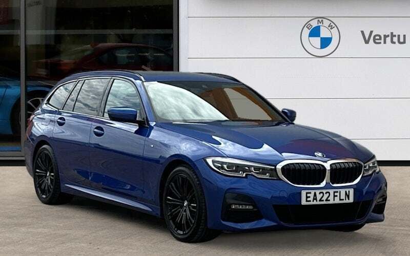 Blue Used 2022 BMW 320 M Sport Estate | £25,995 (Fair price) - Image 1/4
