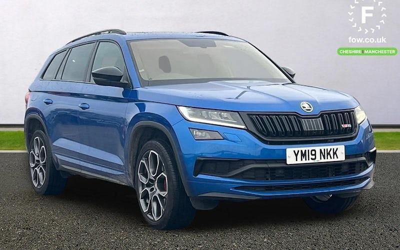 Used Skoda Kodiaq vRS 239 HP (175 kW) 2019 Blue SUV
