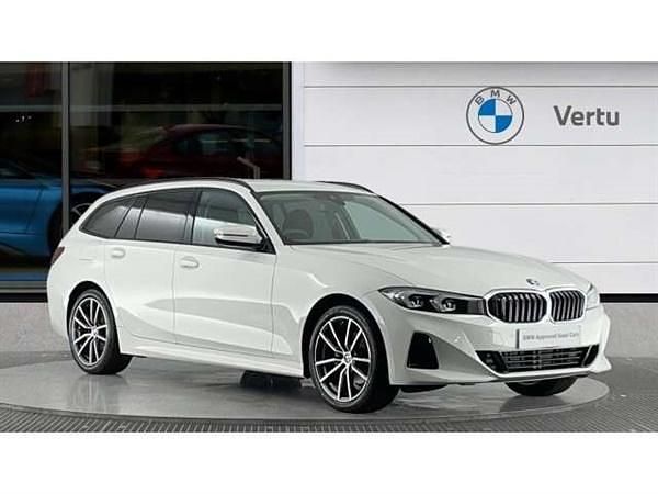 White Used 2025 BMW 320 Sport Line Estate | £34,912 (A bit pricey) - Image 1/4