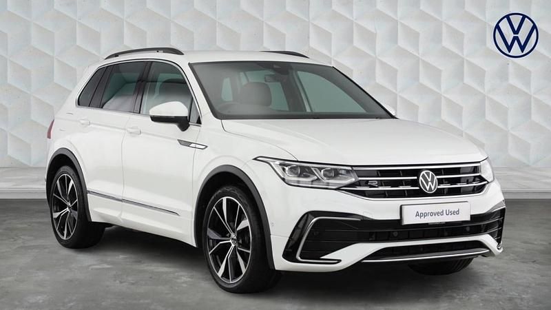 Used VW Tiguan R-line 150 HP (110 kW) 2023 White SUV