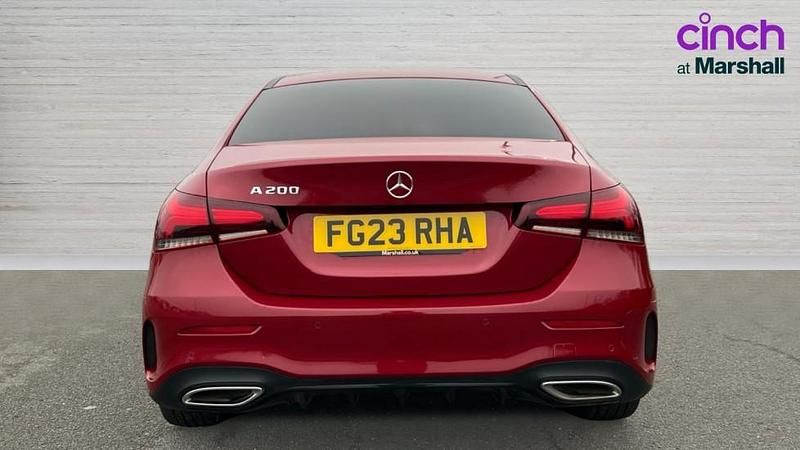 Used Mercedes A200 AMG Line Premium 163 HP (119 kW) 2023 Red Sedan