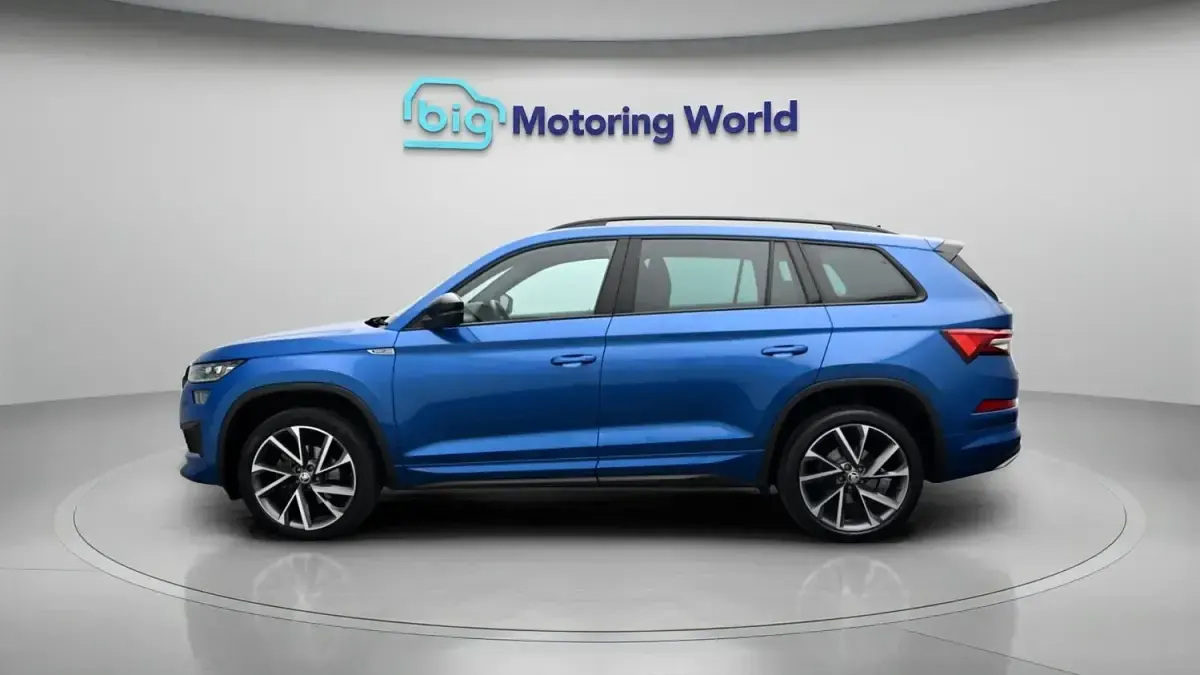 Used Skoda Kodiaq SportLine 150 HP (110 kW) 2023 Blue SUV