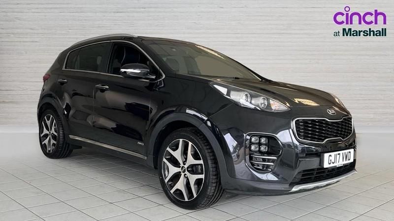 Used Kia Sportage GT-Line 134 HP (98 kW) 2017 Black SUV