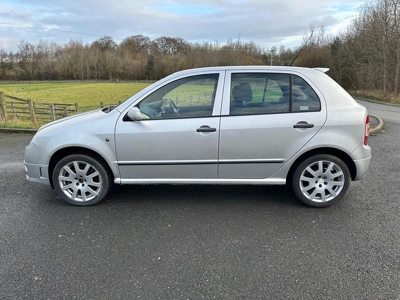 Used Skoda Fabia vRS 130 HP (95 kW) 2005 Silver Hatchback