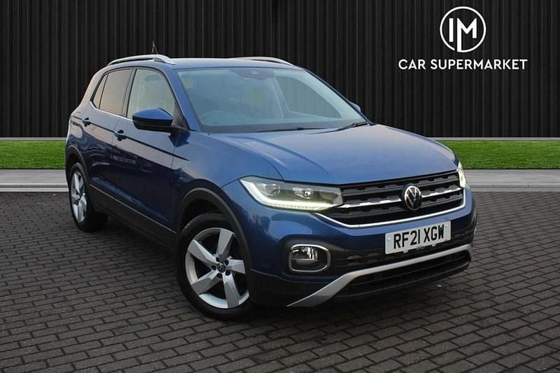 Blue Used 2021 VW T-Cross SEL SUV | £14,485 (Good price) - Image 1/1