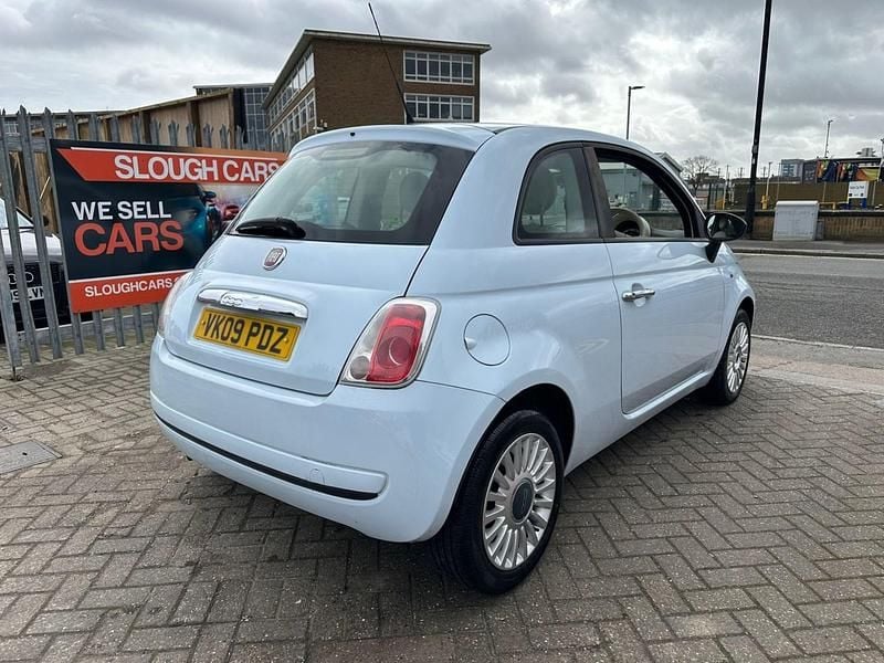 Used Fiat 500 Pop 69 HP (50 kW) 2009 Blue Cabriolet