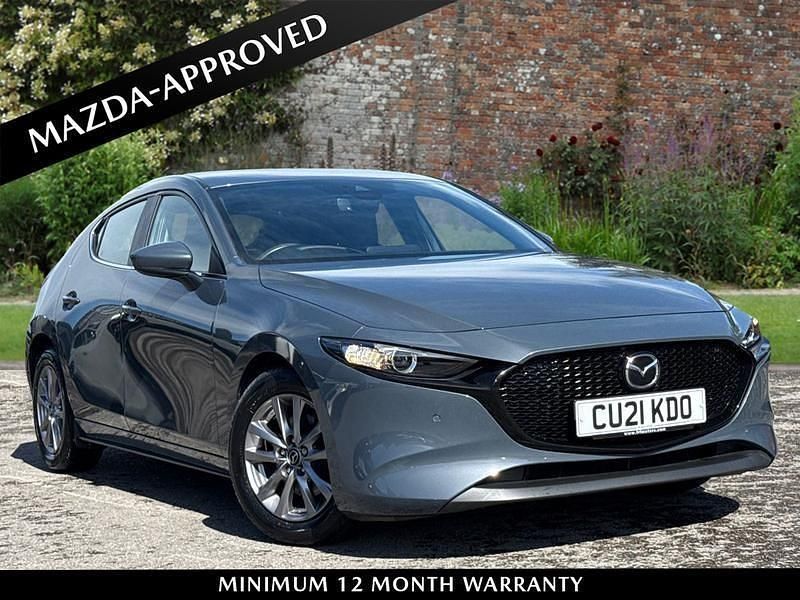 Grey Used 2021 Mazda 3 Hatchback | £14,990 (Fair price) - Image 1/4