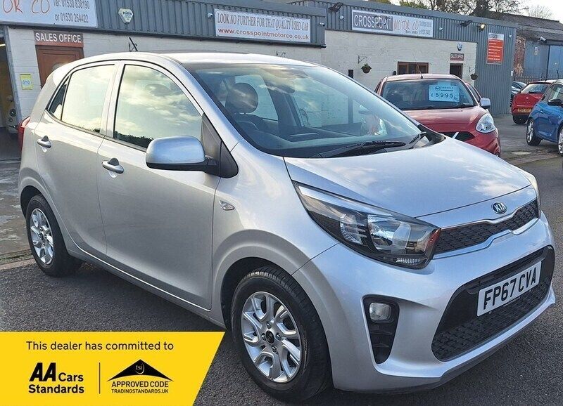 Silver Used 2018 Kia Picanto 2 Hatchback | £7,995 (Fair price) - Image 1/4
