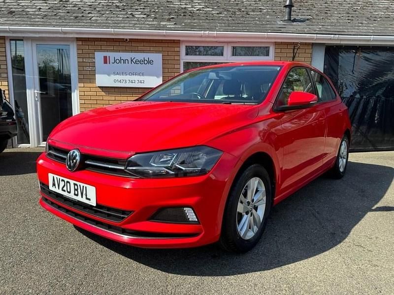 Begagnad VW Polo SE 80 HK (58 kW) 2020 Röd Halvkombi