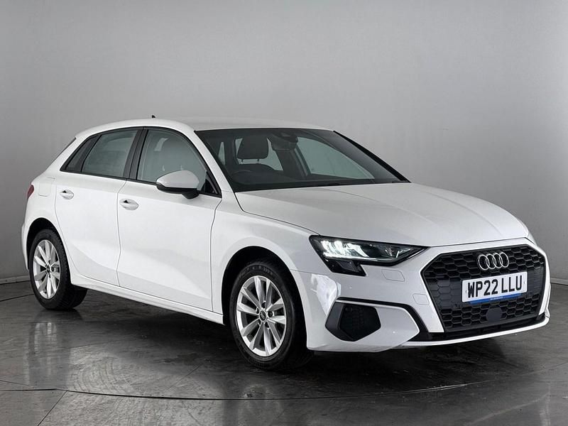 White Used 2022 Audi A3 Hatchback | £13,450 (Good price) - Image 1/4