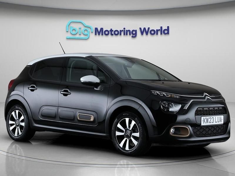 Black Used 2023 Citroën C3 PureTech Hatchback | £10,200 (Good price) - Image 1/4