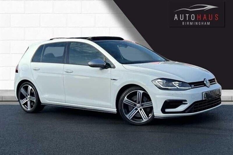 White Used 2019 VW Golf VII R Hatchback | £24,999 (Good price) - Image 1/2