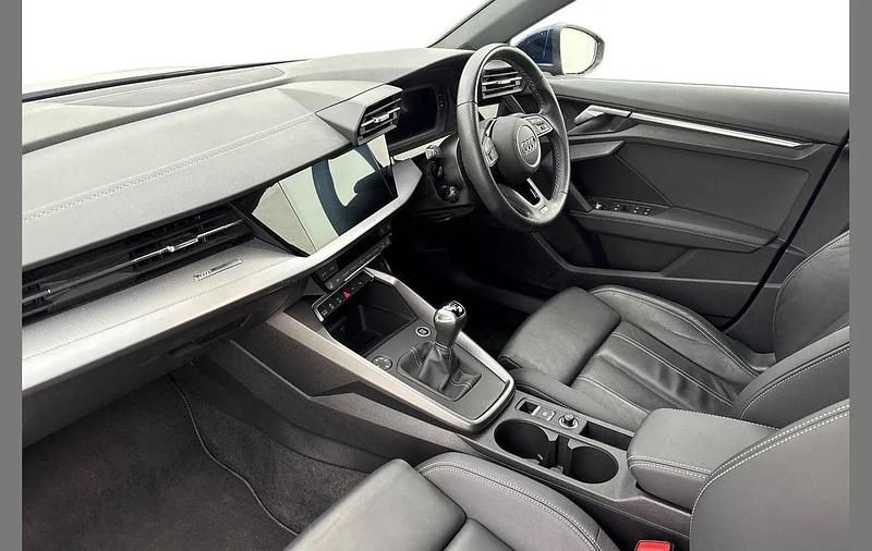 Used Audi A3 S-Line 147 HP (108 kW) 2023 Blue Sedan