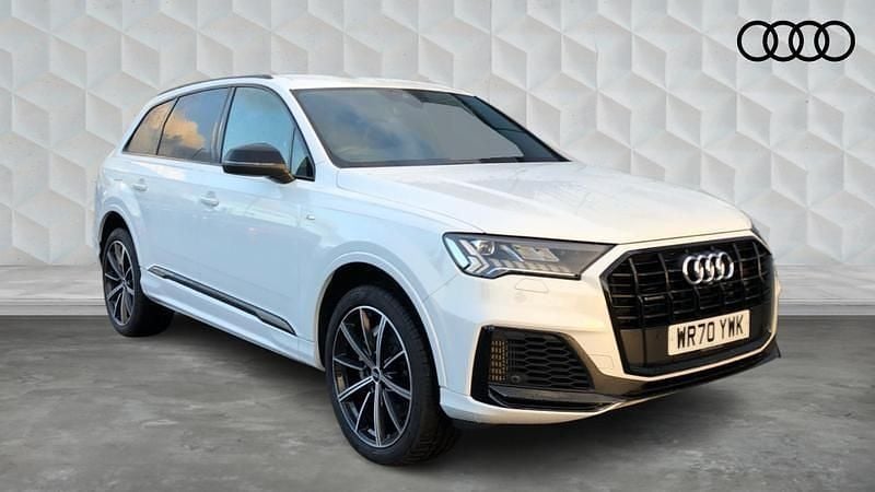White Used 2020 Audi Q7 Black Edition SUV | £34,950 (Good price) - Image 1/4