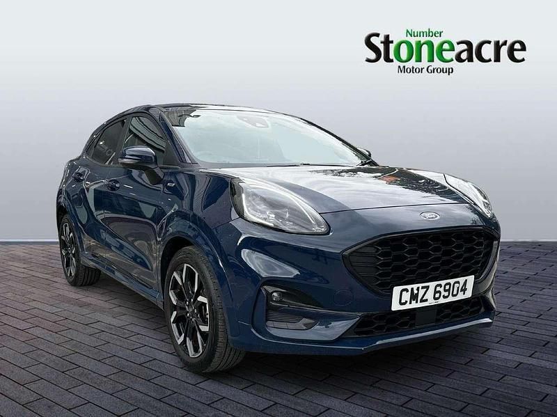 Blue Used 2023 Ford Puma ST-Line X SUV | £18,995 (Fair price) - Image 1/4
