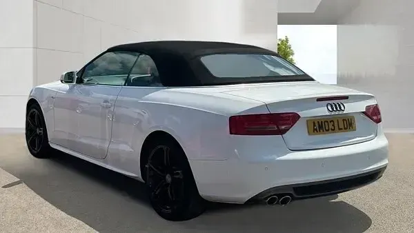 Used Audi A5 Cabriolet S-Line 2011 White Cabriolet