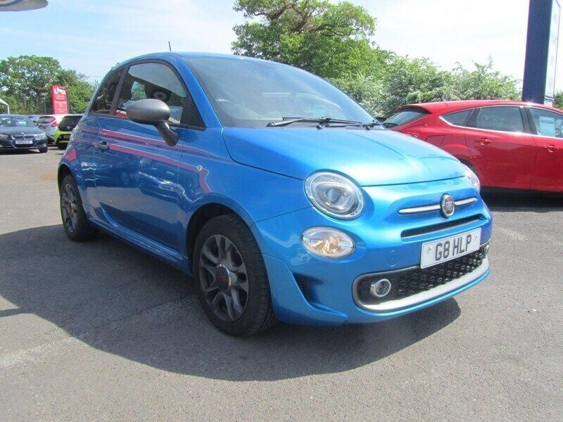 Blue Used 2016 Fiat 500 S Hatchback | £7,295 (Expensive) - Image 1/4