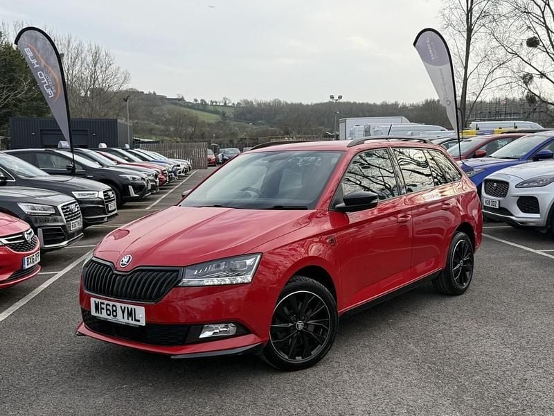Used Skoda Fabia Monte Carlo 110 HP (80 kW) 2019 Red Estate