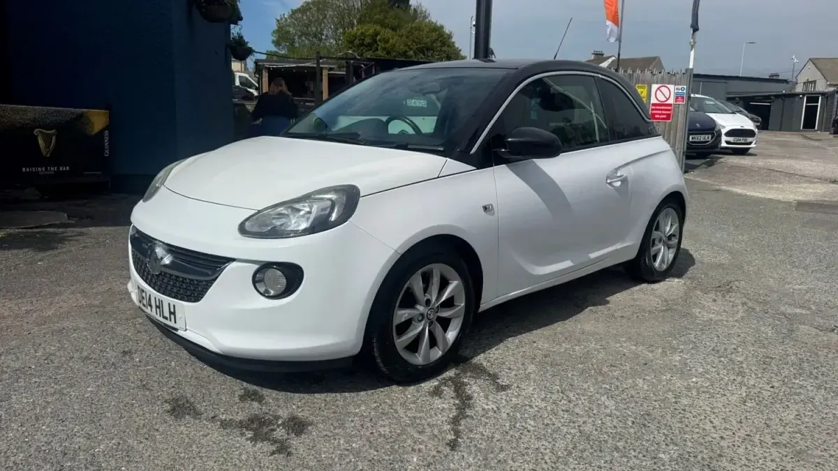 Begagnad Vauxhall Adam Jam 2014 Vit Halvkombi