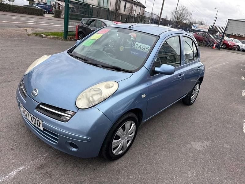 Used Nissan Micra 79 HP (58 kW) 2007 Blue Hatchback