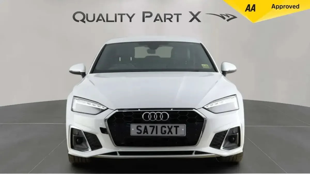 Used Audi A5 Sportback S-Line 163 HP (119 kW) 2021 White Hatchback