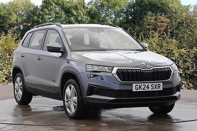 Graphite grey metallic Used 2024 Skoda Karoq SE Drive SUV | £21,990 (Good price) - Image 1/4