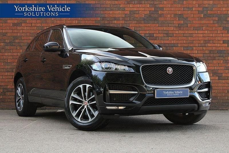Black Used 2019 Jaguar F-Pace R-Sport SUV | £16,489 (Fair price) - Image 1/4