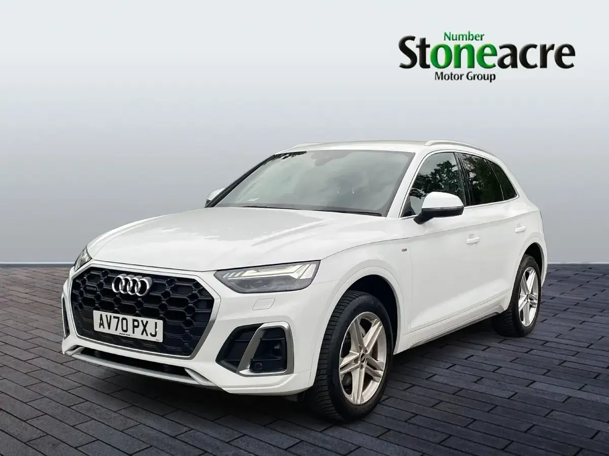 Used Audi Q5 S-Line 204 HP (150 kW) 2020 White SUV