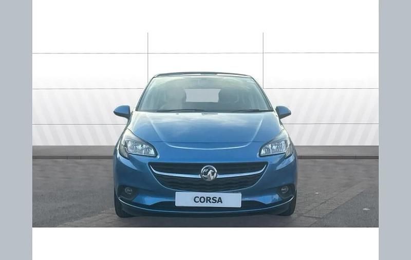 Used Vauxhall Corsa Design Edition 90 HP (66 kW) 2017 Blue Hatchback