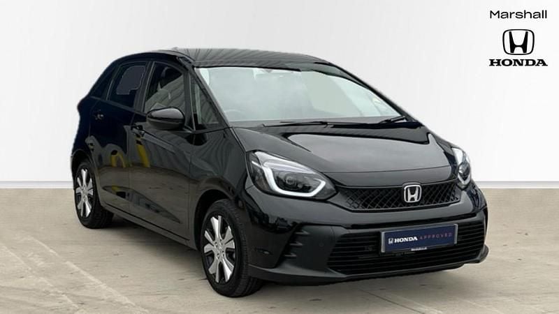Solid crystal black Used 2025 Honda Jazz Elegance Hatchback | £22,853 (Fair price) - Image 1/4