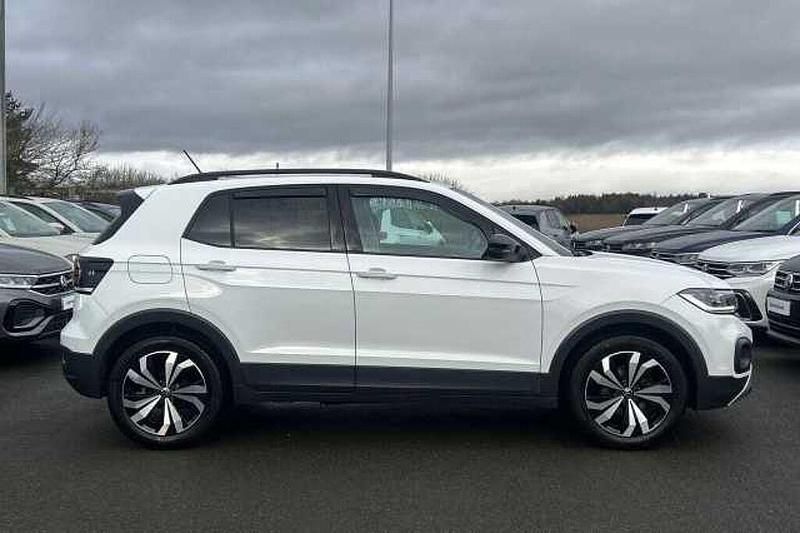 Used VW T-Cross Black Edition 95 HP (69 kW) 2023 White SUV