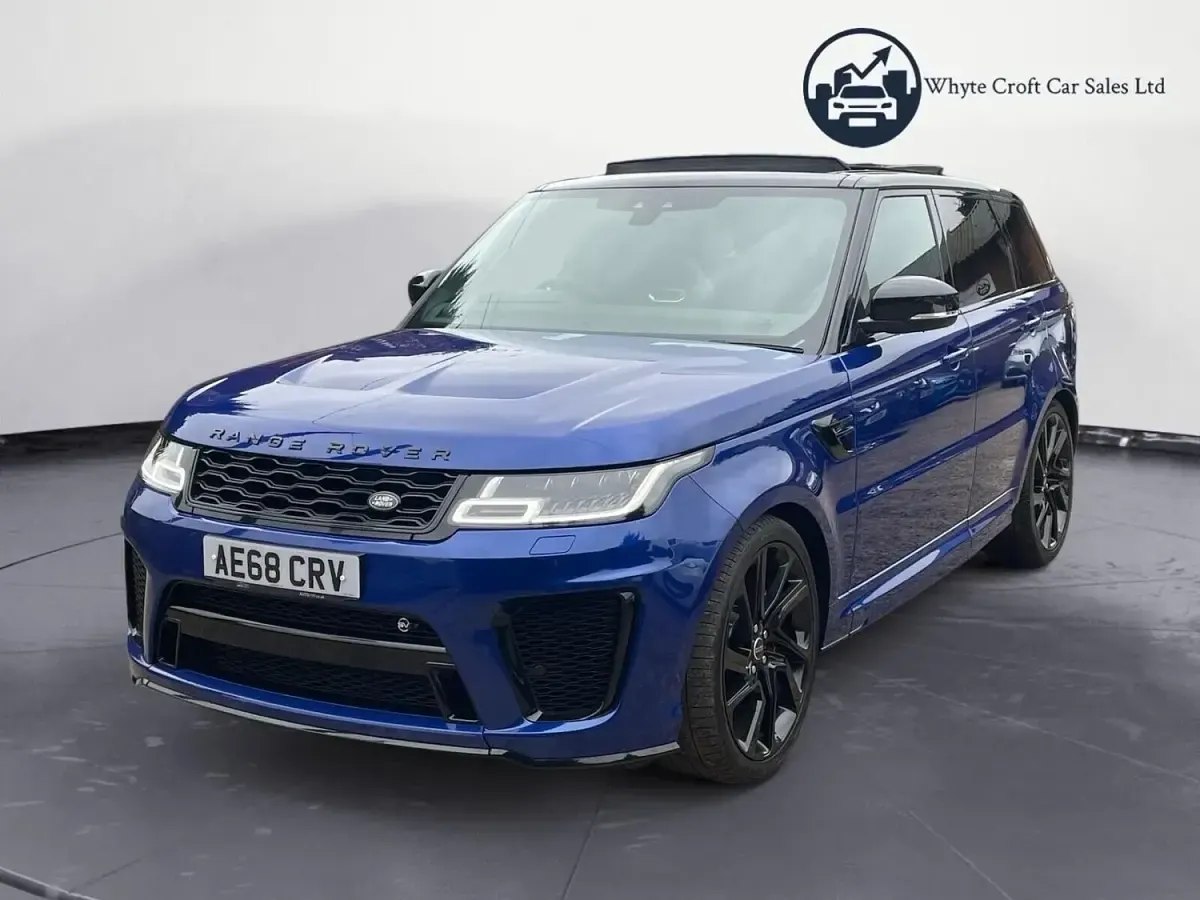 Used Land Rover Range Rover Sport SVR 2018 Blue SUV