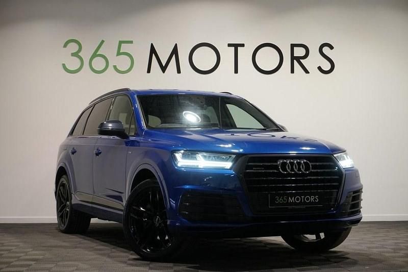 Blue Used 2017 Audi Q7 S-Line SUV | £20,480 (A bit pricey) - Image 1/3