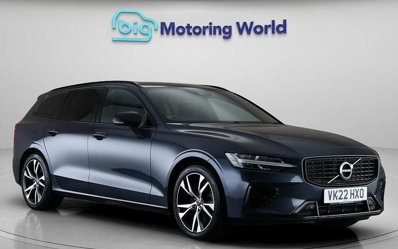 Used Volvo V60 R-Design 349 HP (256 kW) 2021 Blue Estate