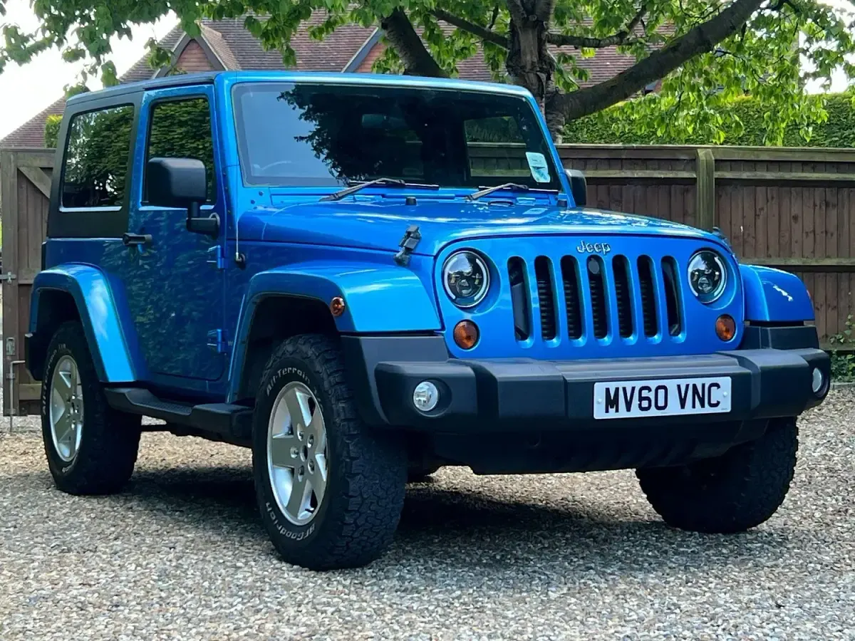Used Jeep Wrangler Sahara 2010 Blue SUV