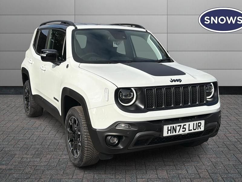 White New 2025 Jeep Renegade Trailhawk SUV | £28,995 - Image 1/4