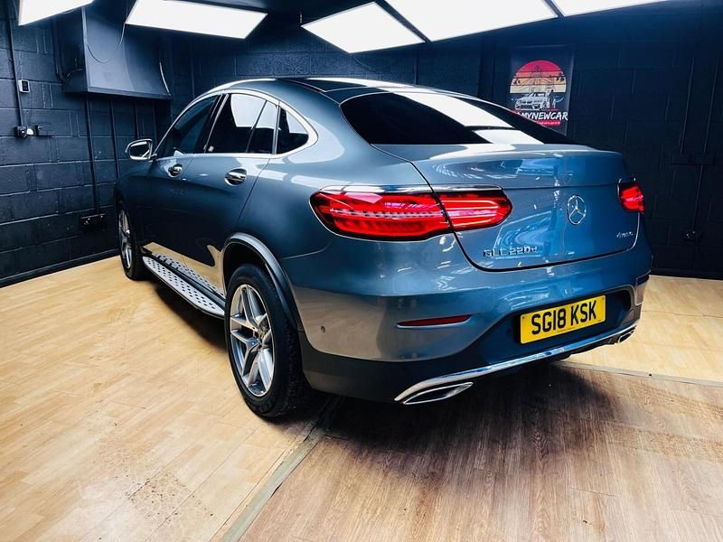 Used Mercedes GLC220 AMG Line Premium 170 HP (125 kW) 2018 Grey Coupe