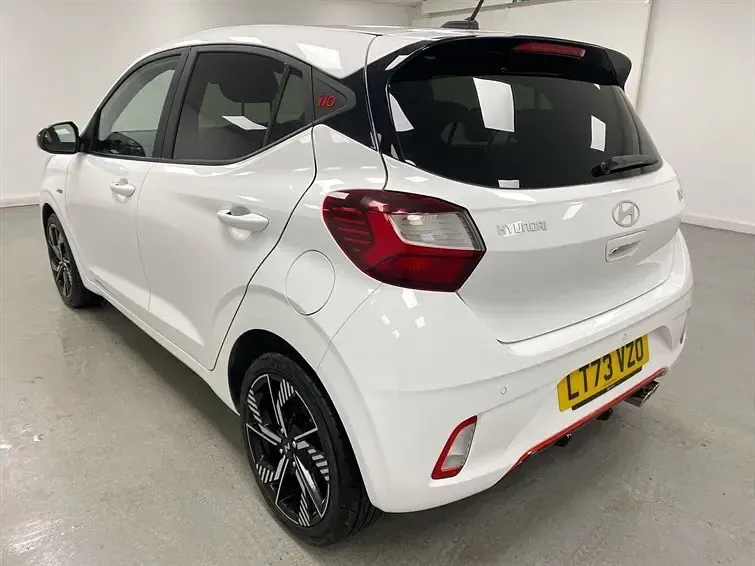 Used Hyundai i10 N Line 2023 White Hatchback