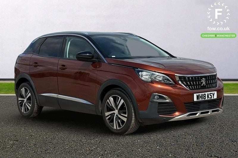 Bronze Used 2018 Peugeot 3008 Allure Hatchback | £10,499 (Good price) - Image 1/4