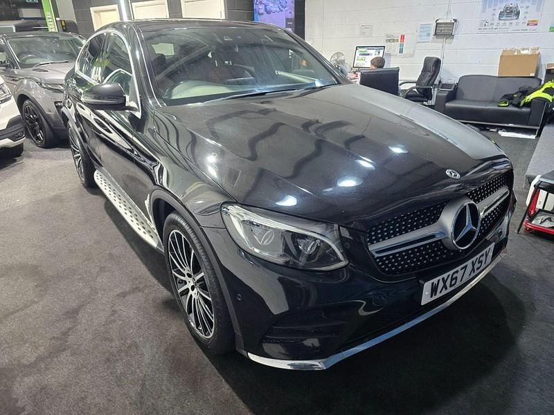 Black Used 2017 Mercedes GLC350 AMG line Coupe | £20,000 (A bit pricey) - Image 1/4
