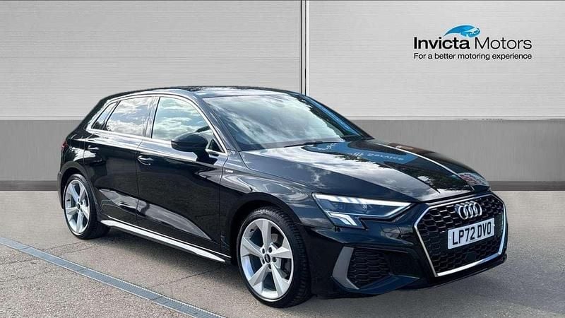 Black Used 2022 Audi A3 S-Line Hatchback | £21,500 (Fair price) - Image 1/4