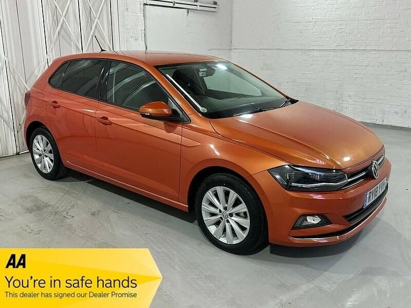 Usado VW Polo SEL 2018 Laranja Citadino