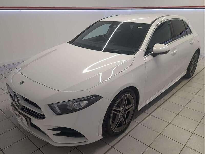 Used Mercedes A180 AMG line 2019 White Hatchback