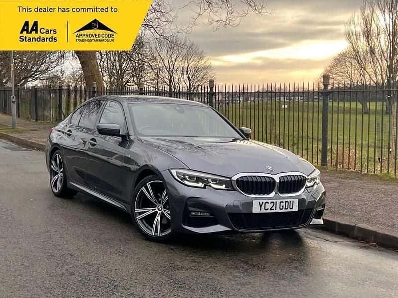 Grey Used 2021 BMW 320 M Sport Sedan | £17,595 (Good price) - Image 1/4