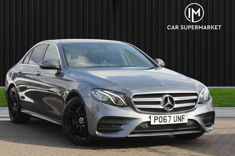 Grey Used 2017 Mercedes E220 AMG Line Premium Sedan | £17,885 (Good price) - Image 1/4