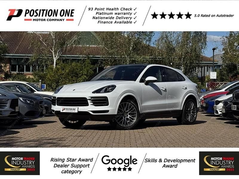 White Used 2023 Porsche Cayenne Platinum Edition SUV | £65,000 (A bit pricey) - Image 1/4